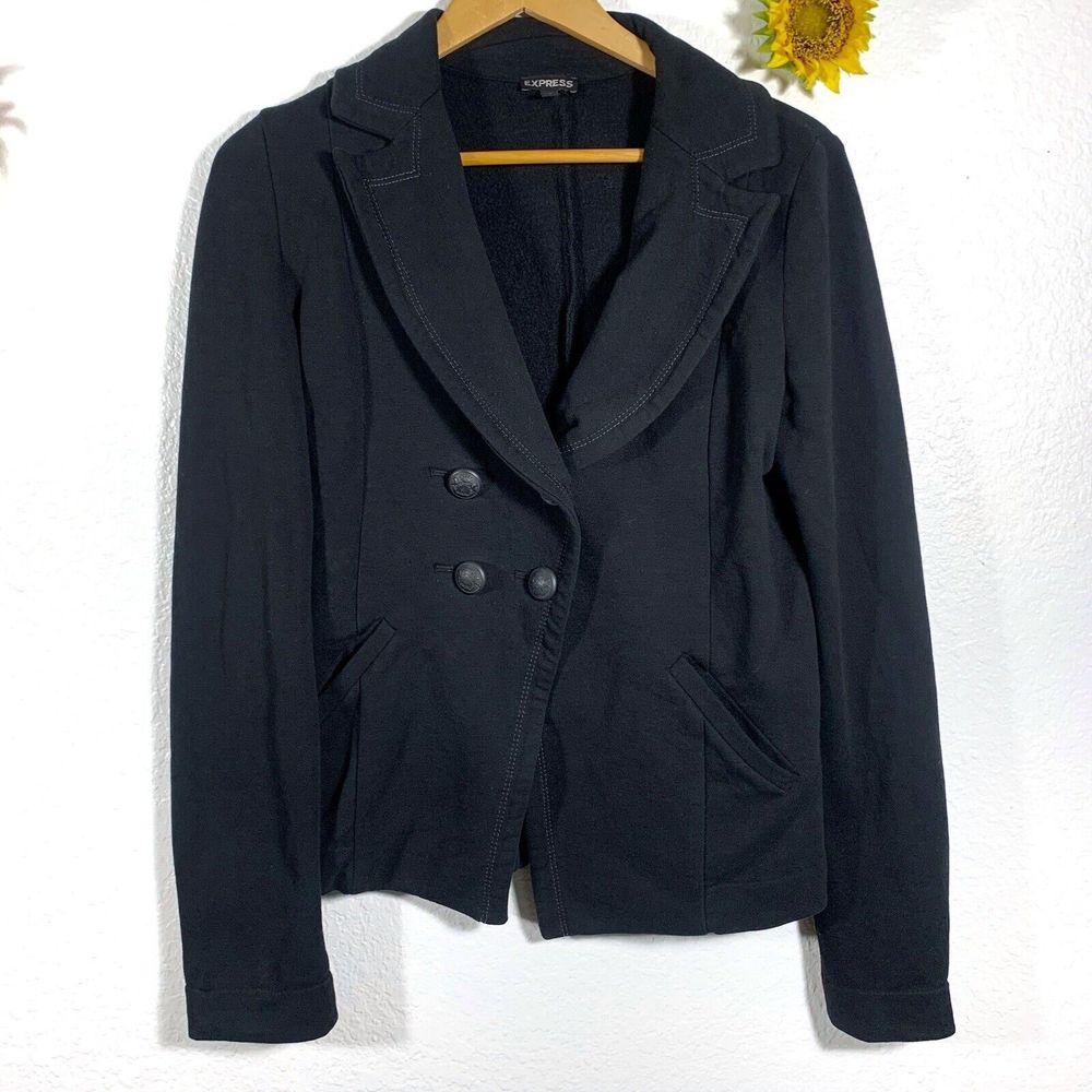 Express 4 Button Pocketed Blazer Styled Jacket Si… - image 1